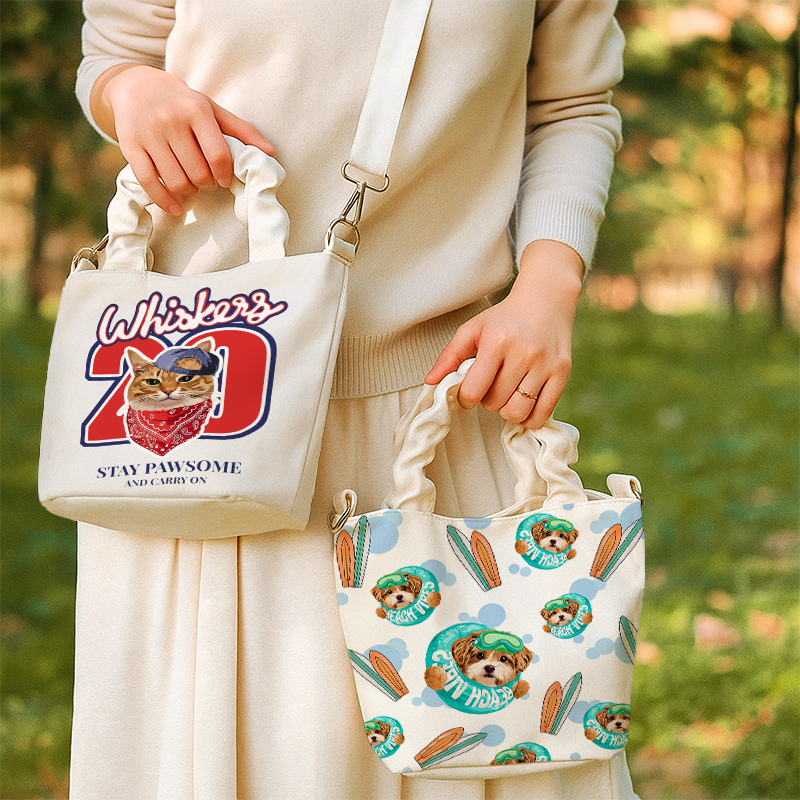 カスタムフワモコ部  着脱ショルダー通勤トート   0908-2-2