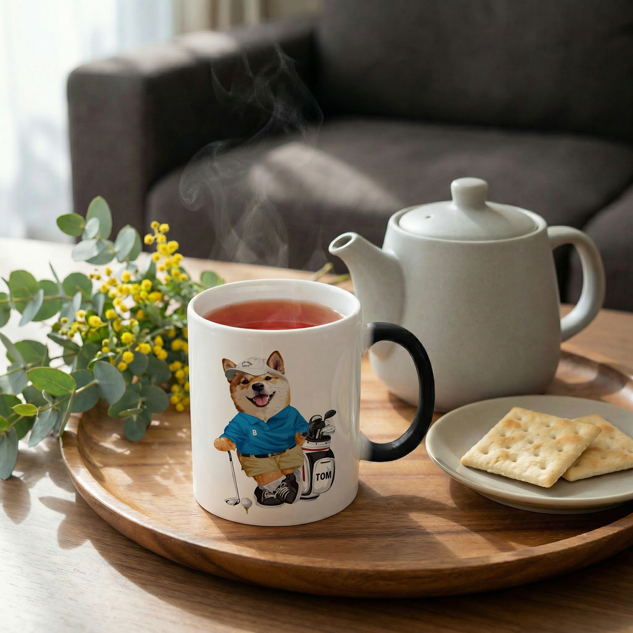 カスタムフワモコ部 　色が変わるマグカップ   【1頭デザイン】260205-10