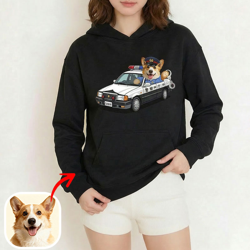 カスタムフワモコ部  パーカー 警視庁パトロール隊  1頭デザイン260316-17