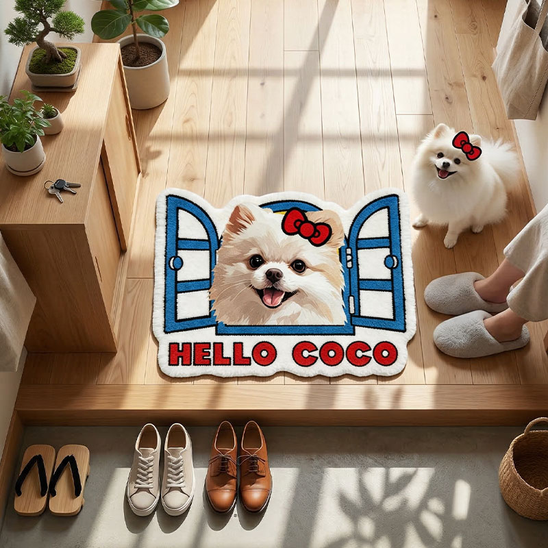 カスタムフワモコ部  不規則形状マット 【1頭デザイン】260323-2