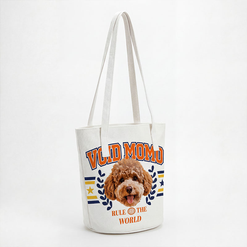 カスタムフワモコ部  バケットバッグ 【1頭デザイン】260401-10