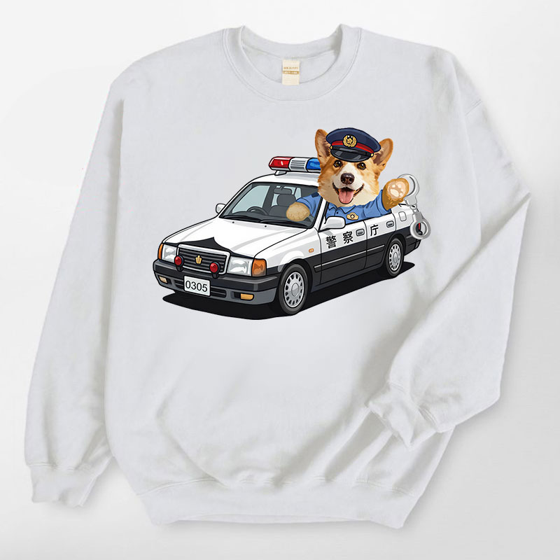 カスタムフワモコ部  トレーナー  警視庁パトロール隊   1頭デザイン260316-12