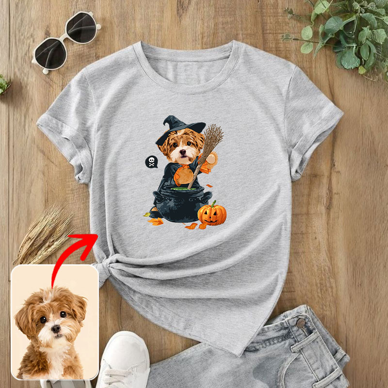 カスタムフワモコ部  プレミアムTシャツ  魔法の薬    1頭デザイン 1013-1-7