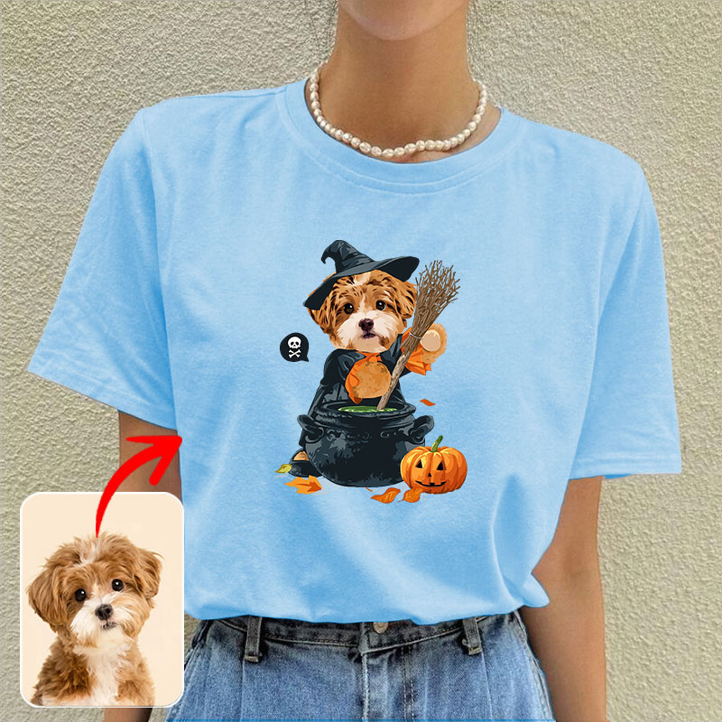 カスタムフワモコ部  プレミアムTシャツ  魔法の薬    1頭デザイン 1013-1-7