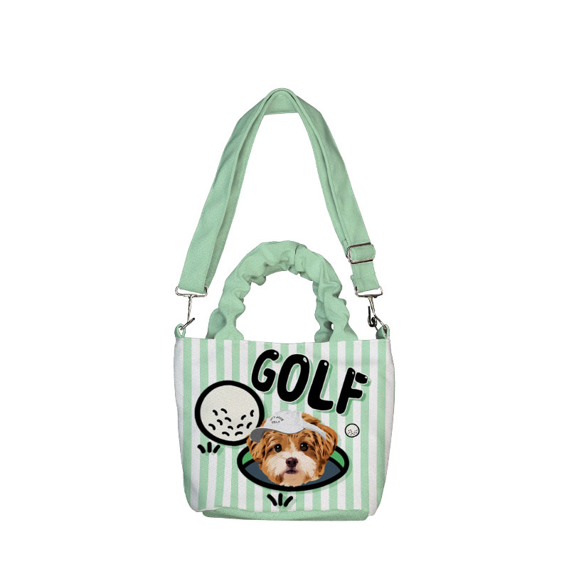 カスタムフワモコ部  着脱ショルダー通勤トート 【1頭デザイン】  1013-5-1