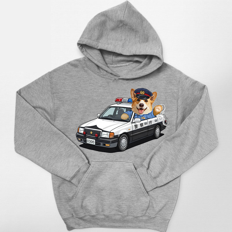 カスタムフワモコ部  パーカー 警視庁パトロール隊  1頭デザイン260316-17