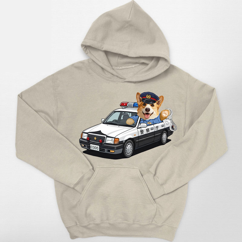 カスタムフワモコ部  パーカー 警視庁パトロール隊  1頭デザイン260316-17