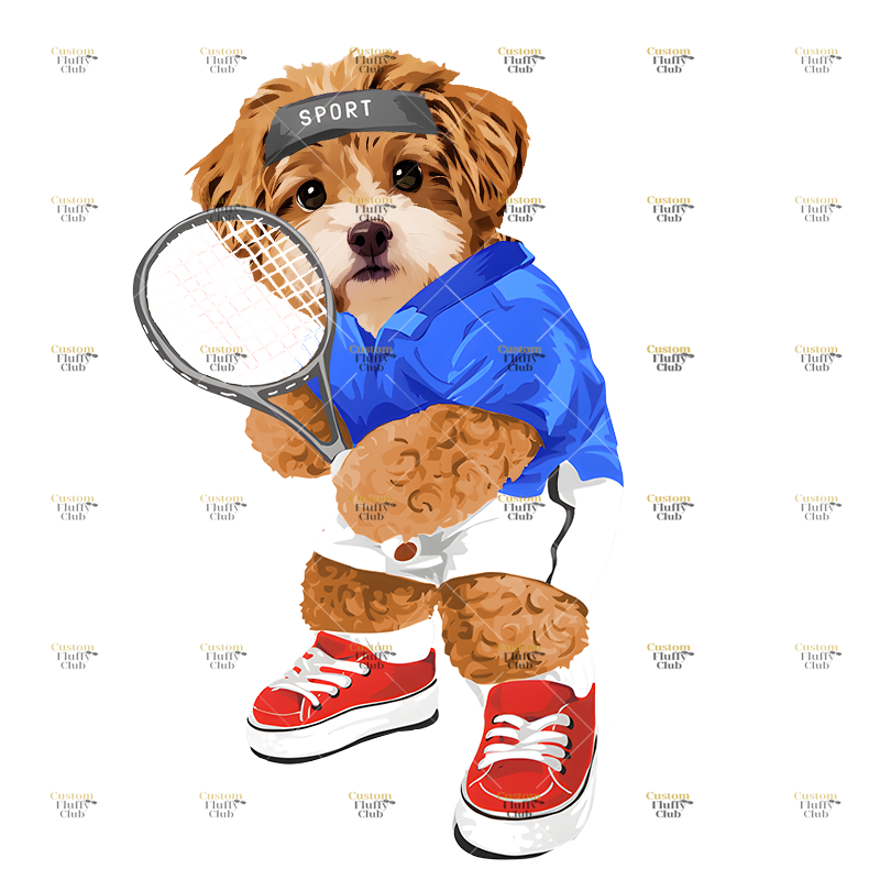 カスタムフワモコ部  プレミアムTシャツ  Sandbag Boxing  1頭デザイン 0625-1-2