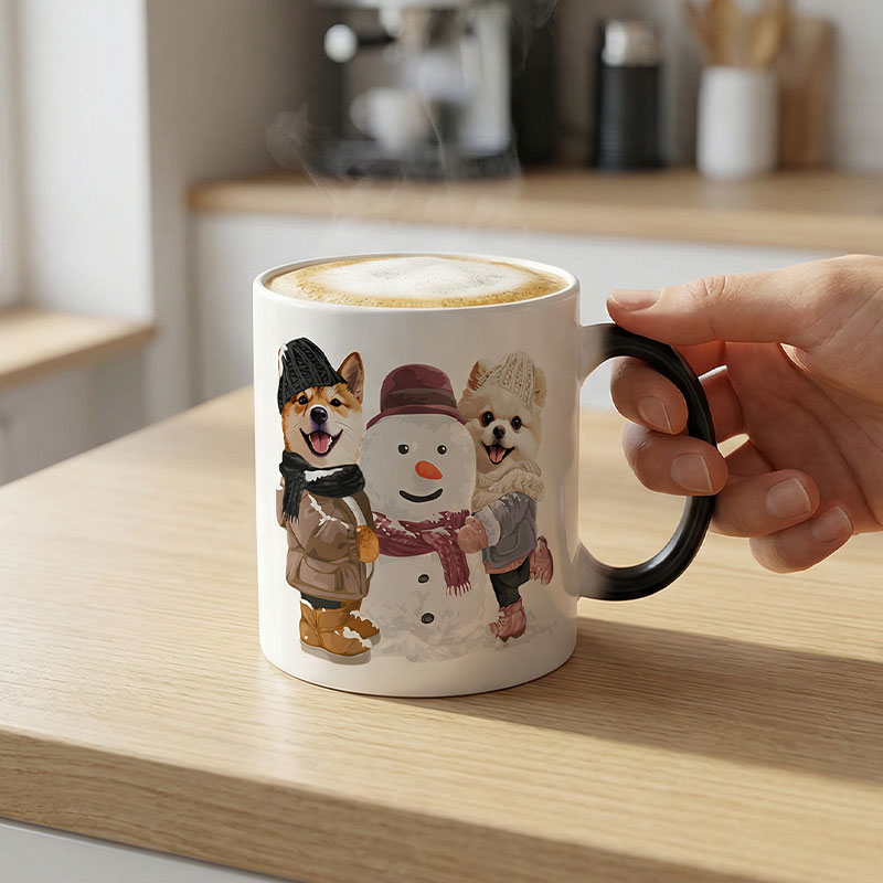 カスタムフワモコ部 　色が変わるマグカップ   【2頭デザイン】260205-6