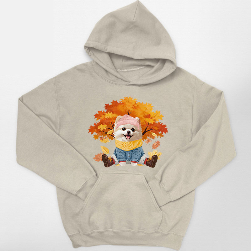 カスタムフワモコ部 　パーカー  メープルツリーの遠足  1頭デザイン 26121-5