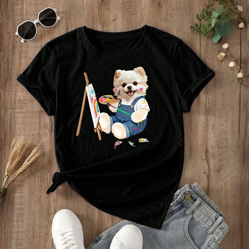 カスタムフワモコ部  プレミアムTシャツ  アトリエ日和   1頭デザイン 260316-3