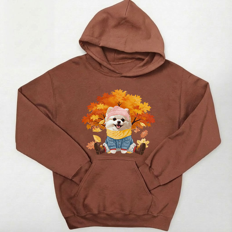 カスタムフワモコ部 　パーカー  メープルツリーの遠足  1頭デザイン 26121-5
