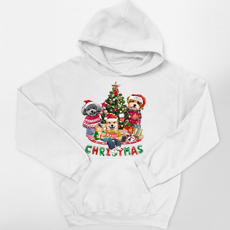 カスタムフワモコ部 　パーカー  Christmas   3頭デザイン251122-9