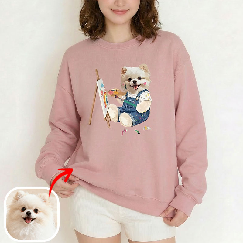 カスタムフワモコ部  トレーナー  アトリエ日和   1頭デザイン260316-10