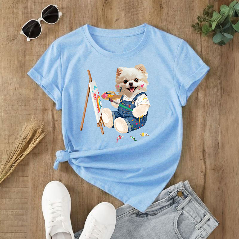 カスタムフワモコ部  プレミアムTシャツ  アトリエ日和   1頭デザイン 260316-3