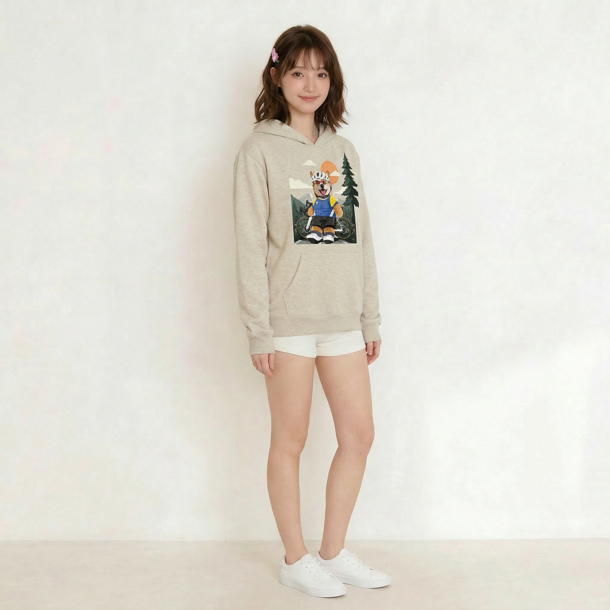 カスタムフワモコ部  パーカー ロードプレイヤー   1頭デザイン260316-16