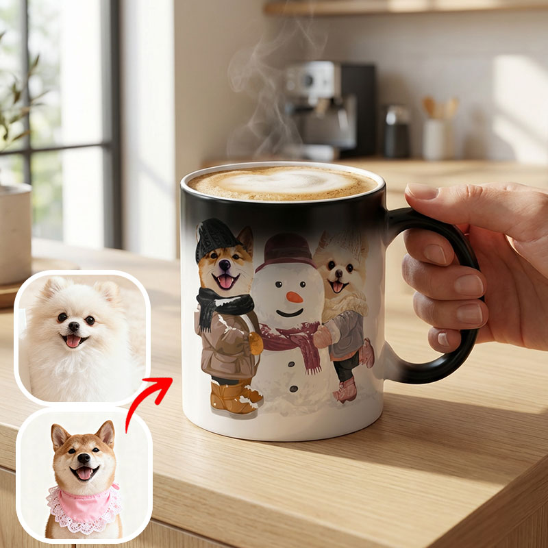 カスタムフワモコ部 　色が変わるマグカップ   【2頭デザイン】260205-6