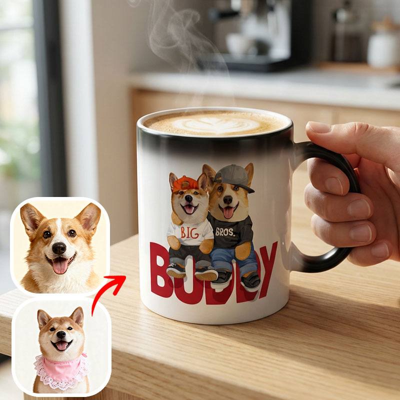 カスタムフワモコ部 　色が変わるマグカップ   【2頭デザイン】260205-4