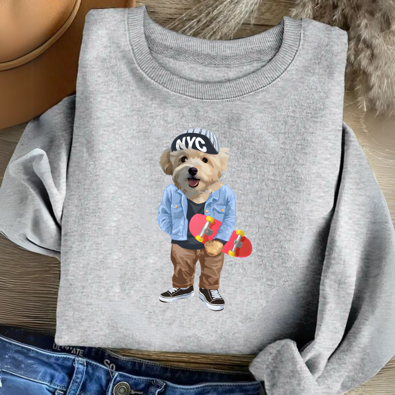 カスタムFluffyclub　トレーナー  オーバーオール １頭デザイン0206-3