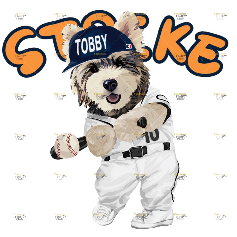 カスタムフワモコ部  プレミアムTシャツ  STRIKE 1頭デザイン 0426-1-1