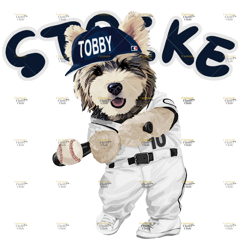 カスタムフワモコ部  プレミアムTシャツ  STRIKE 1頭デザイン 0426-1-1