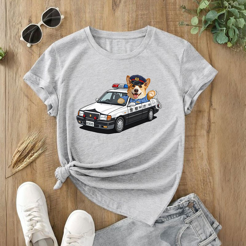 カスタムフワモコ部  プレミアムTシャツ  警視庁パトロール隊   1頭デザイン 260316-2