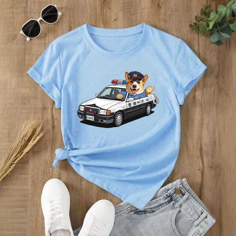 カスタムフワモコ部  プレミアムTシャツ  警視庁パトロール隊   1頭デザイン 260316-2