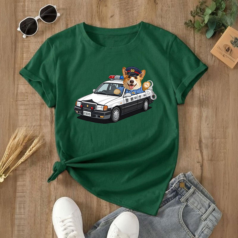 カスタムフワモコ部  プレミアムTシャツ  警視庁パトロール隊   1頭デザイン 260316-2