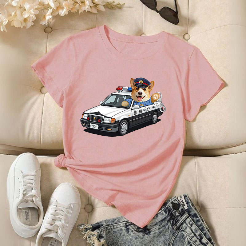 カスタムフワモコ部  プレミアムTシャツ  警視庁パトロール隊   1頭デザイン 260316-2