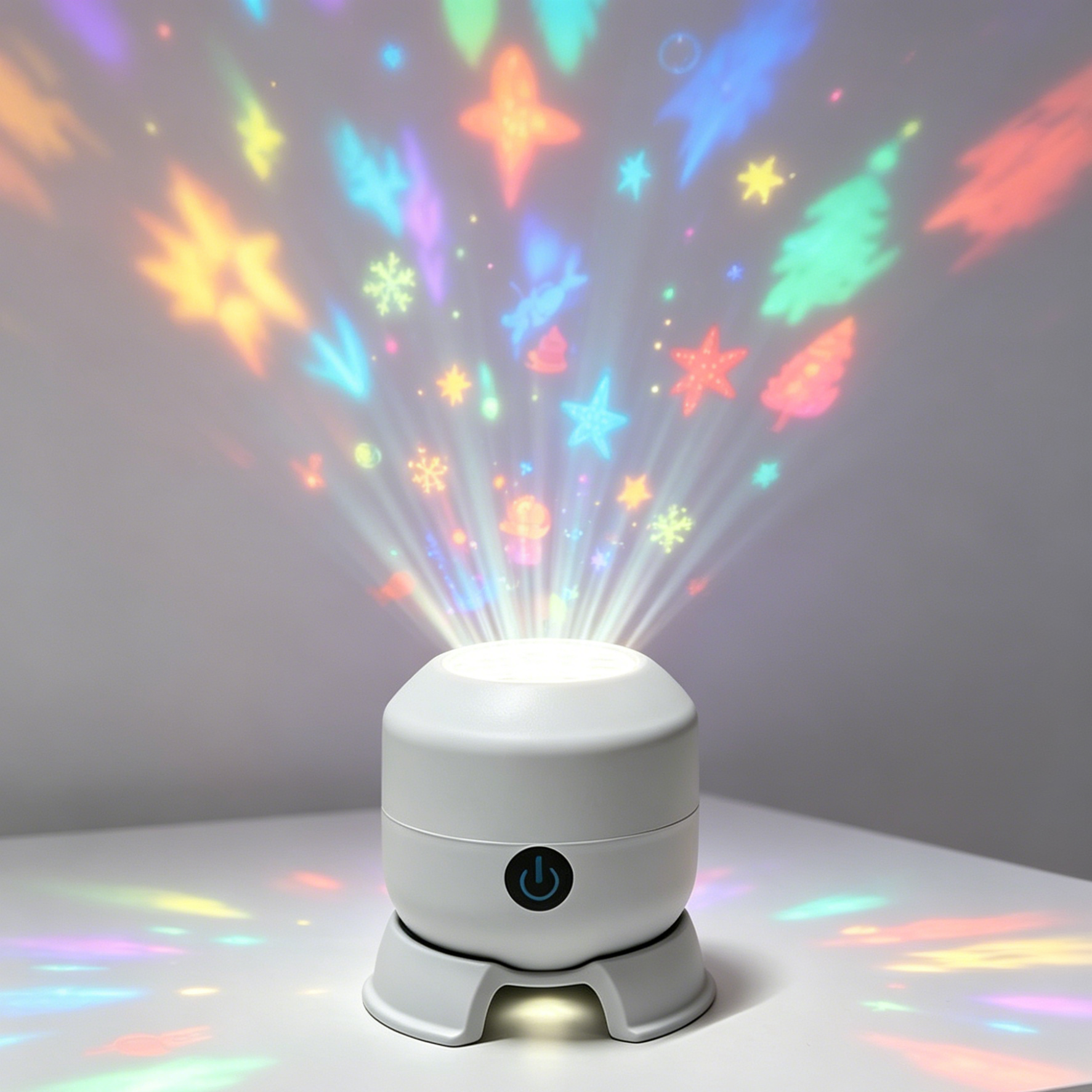 360° Rotating Holiday Projector Light | HD Clear Projection | Multi-Theme Decoration Light for Christmas, Birthday Parties & Kids' Bedroom | Eye-Safe Design