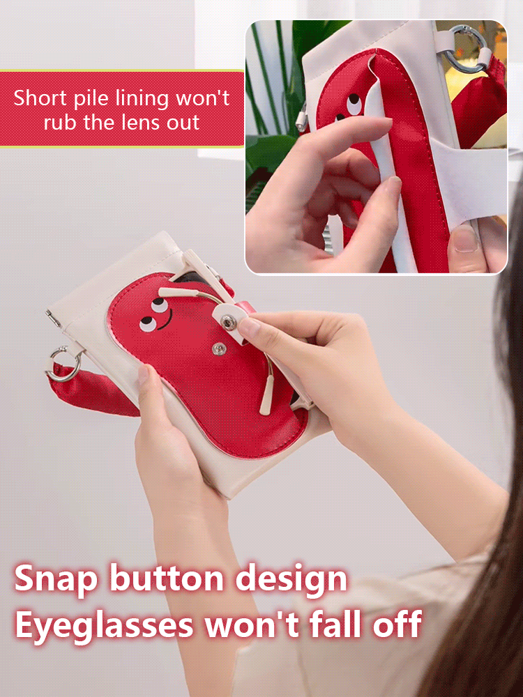 Portable mobile phone and sunglasses 2 in 1 pressure-proof storage bag