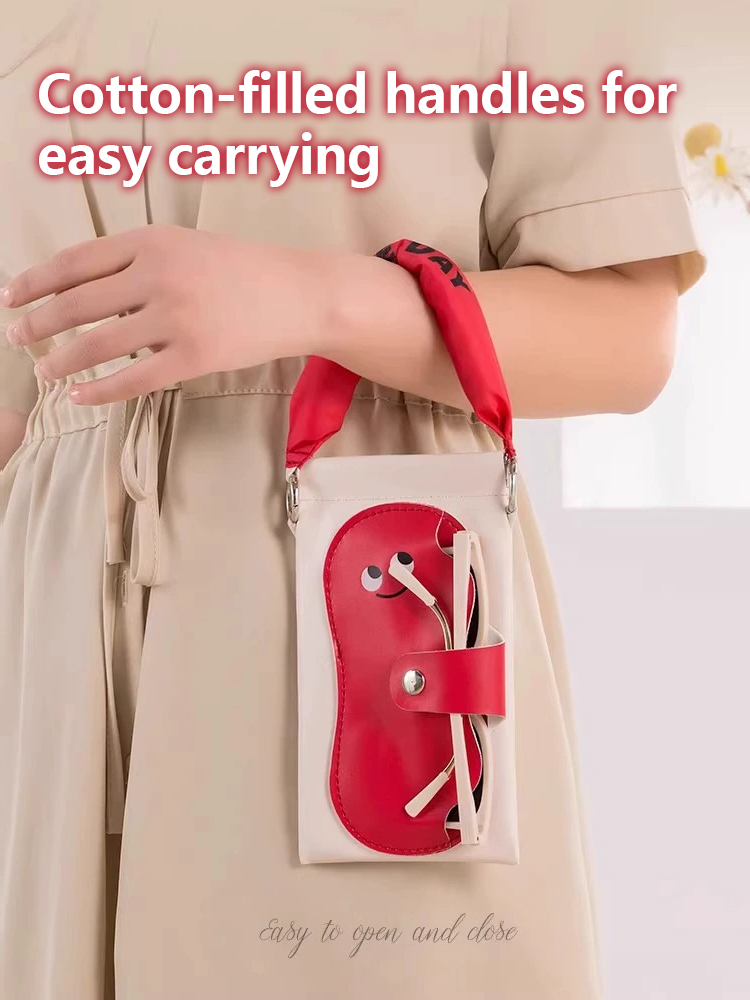 Portable mobile phone and sunglasses 2 in 1 pressure-proof storage bag