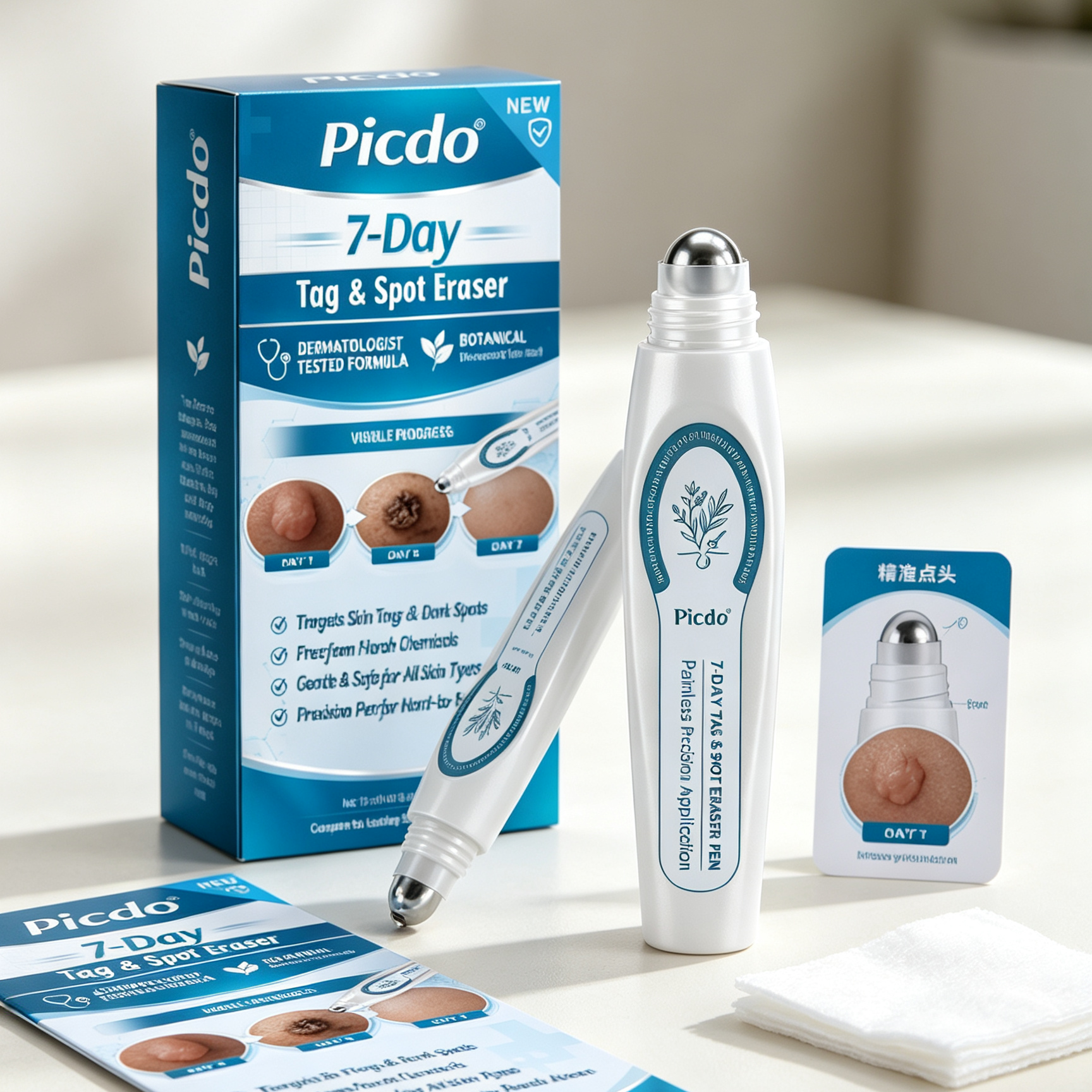 Pain-Free Roll-On Skin Tag Remover | Precision Blemish Repair Pen