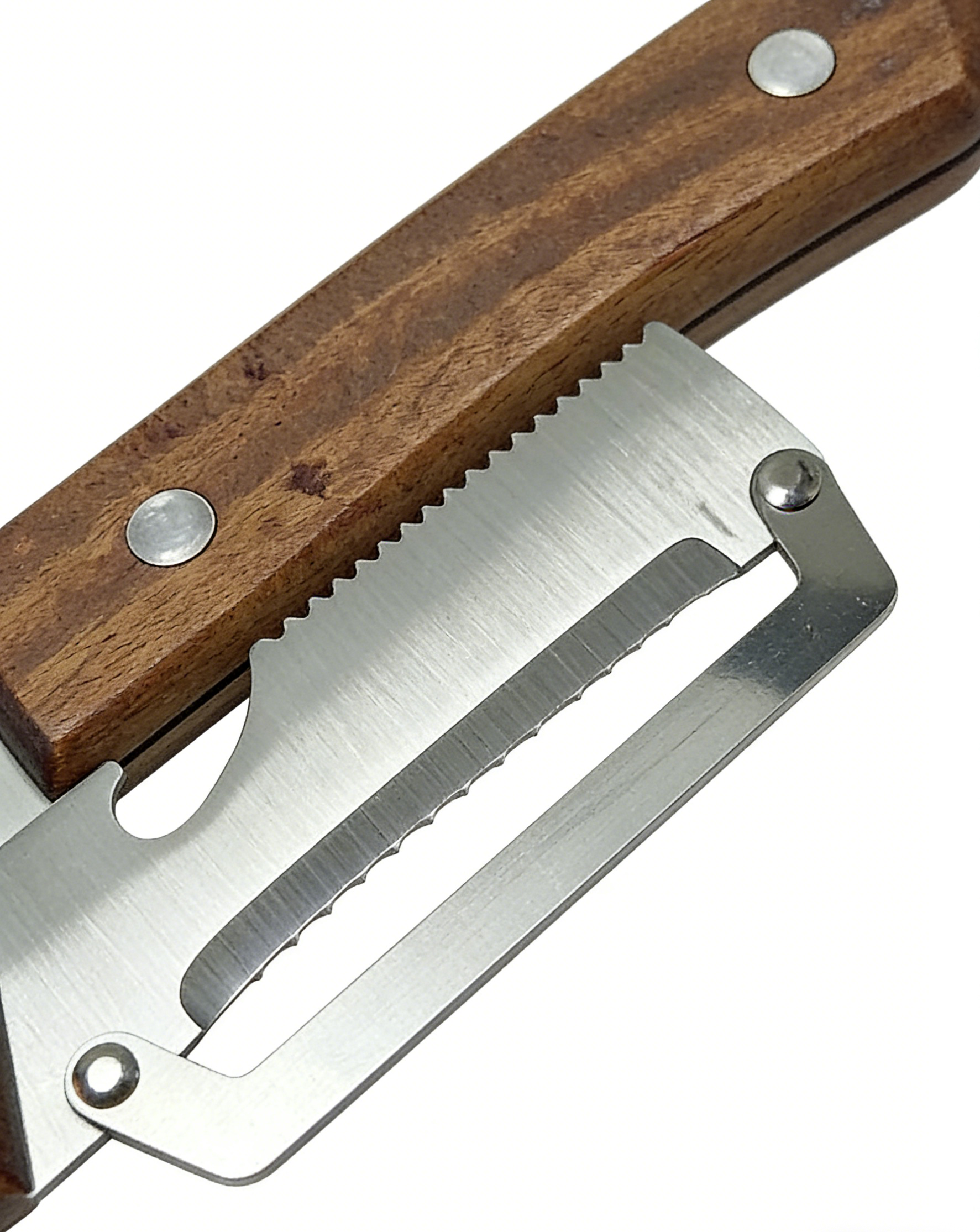 Heavy Duty Wide Food Peeler with Bottle Opener | Ultra Sharp Stainless Steel for Hard Skin Vegetables & Fruits