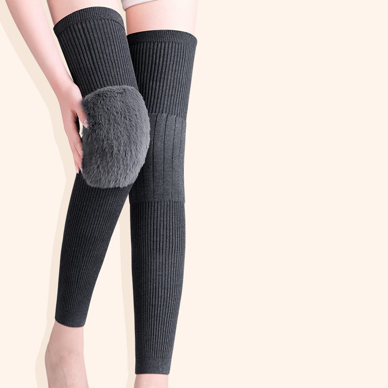 Professional cashmere knee pads