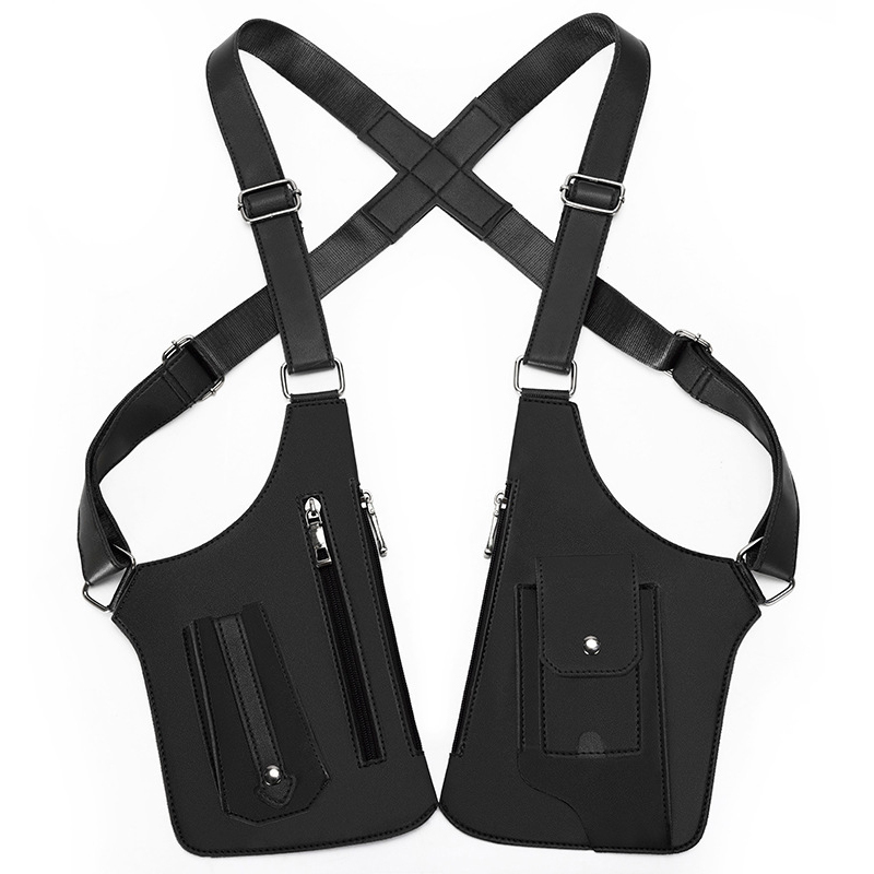 Premium Leather Underarm Shoulder Bag: Adjustable Anti-Theft Holster Design for Men & Women
