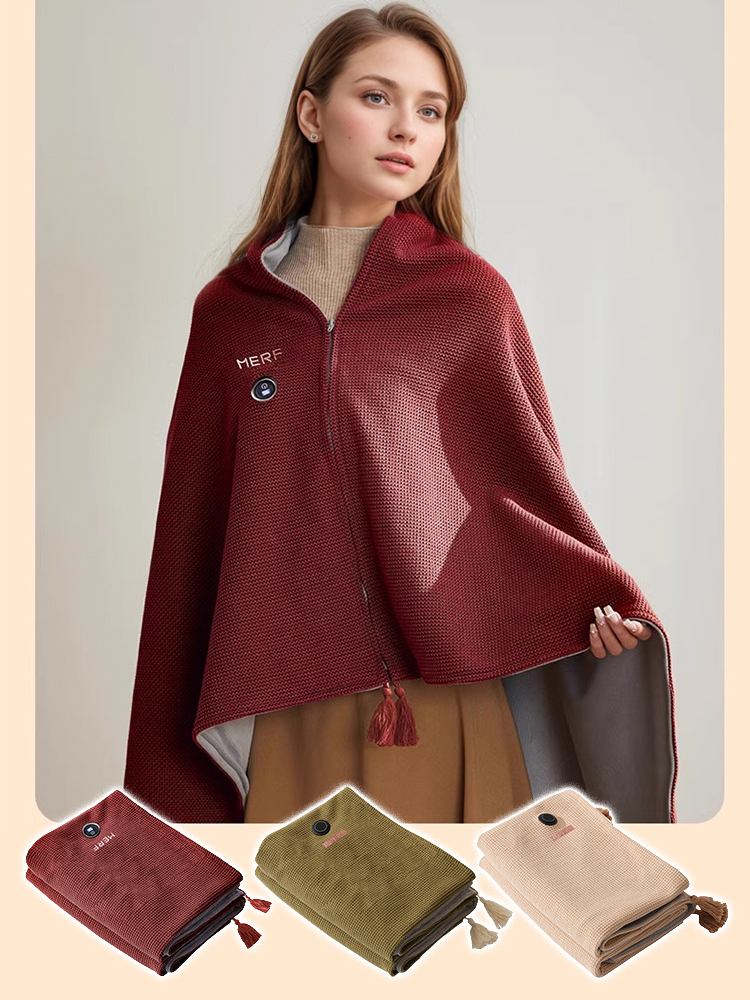 USB Heated Graphene Warming Blanket,Heated Shawl