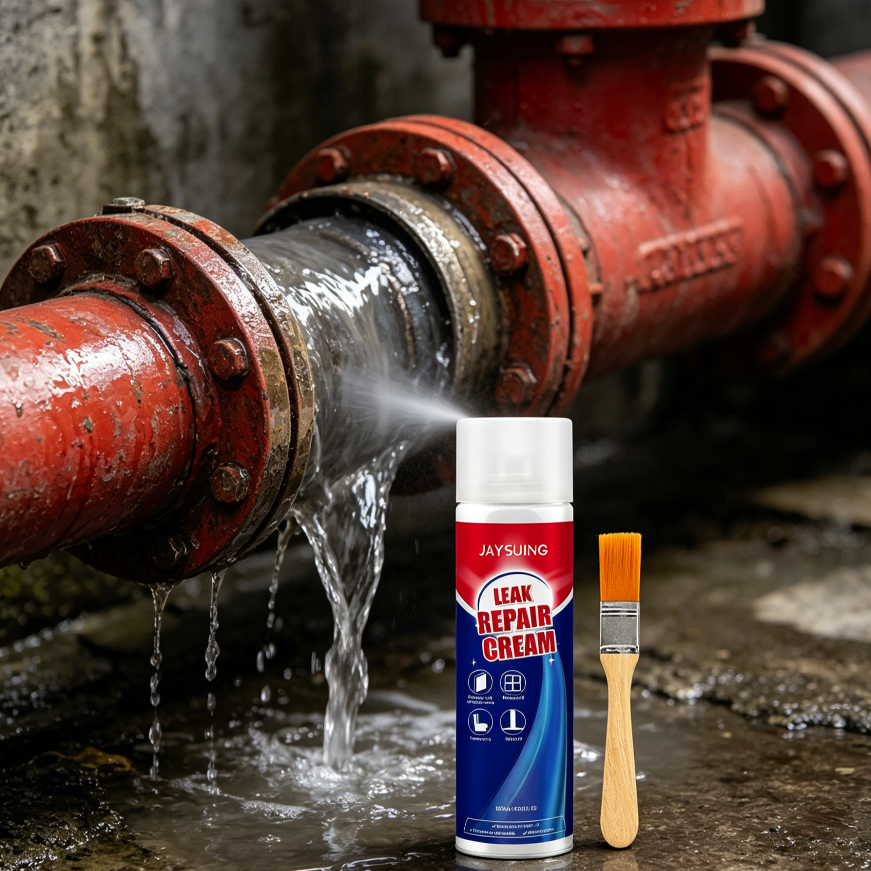 IPX6 Leak Repair Spray | German Nano-Sealing Technology | Waterproof Rubberized Coating for Roofs & Pipes | Permanent Quick Seal