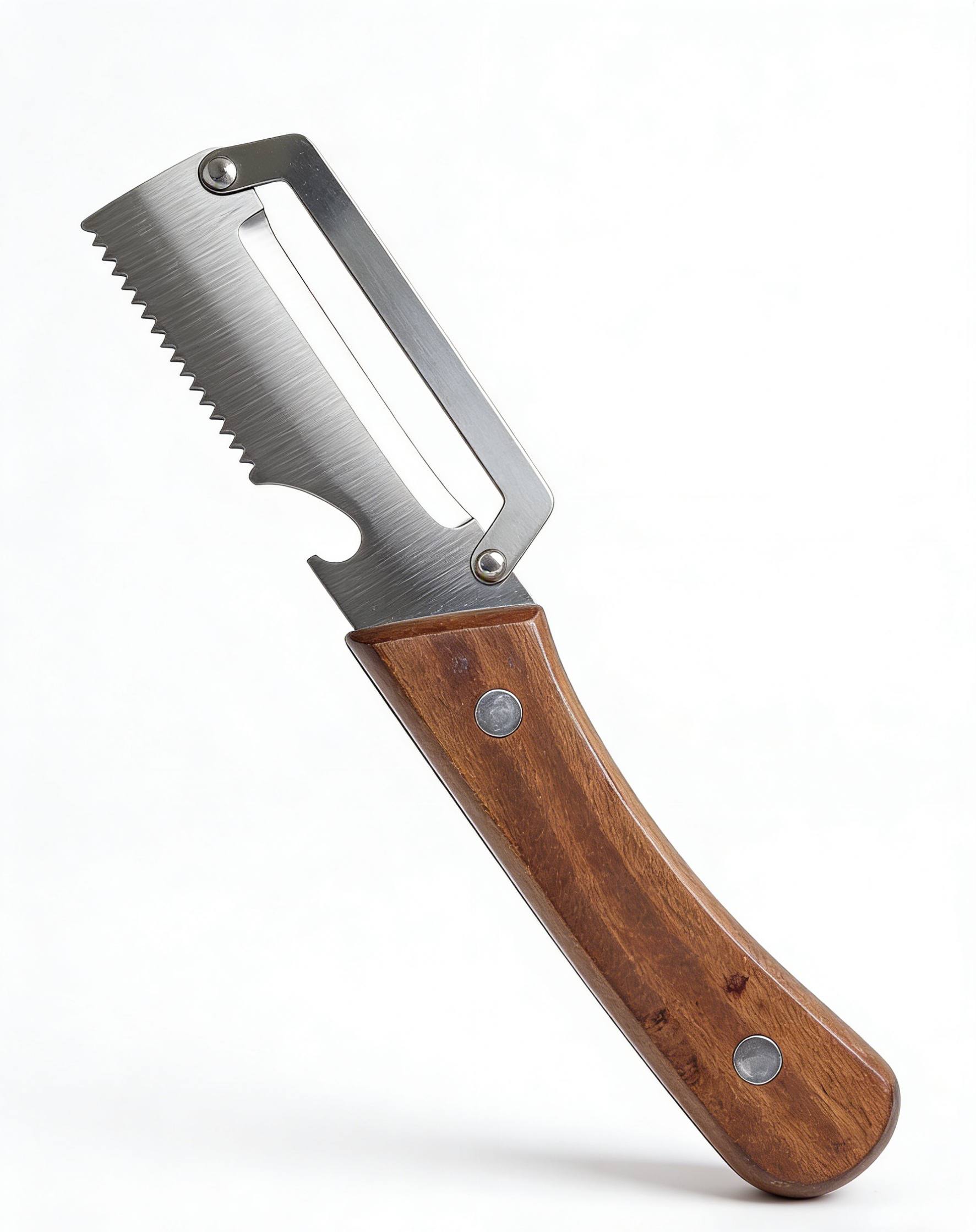 Heavy Duty Wide Food Peeler with Bottle Opener | Ultra Sharp Stainless Steel for Hard Skin Vegetables & Fruits