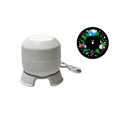 360° Rotating Holiday Projector Light | HD Clear Projection | Multi-Theme Decoration Light for Christmas, Birthday Parties & Kids' Bedroom | Eye-Safe Design