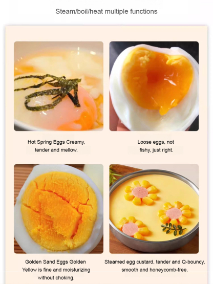 Multi-functional Double Layer Egg Steamer