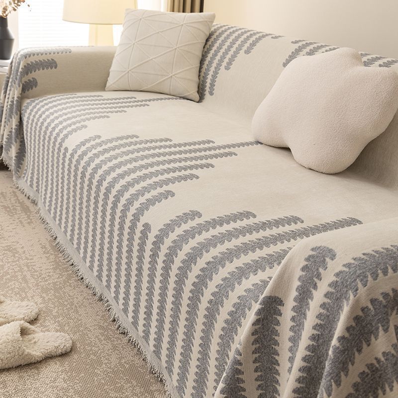 Premium Chenille Sofa Cover: Soft & Breathable Fabric, Anti-Scratch & Wear-Resistant Protector for All Sofa Types