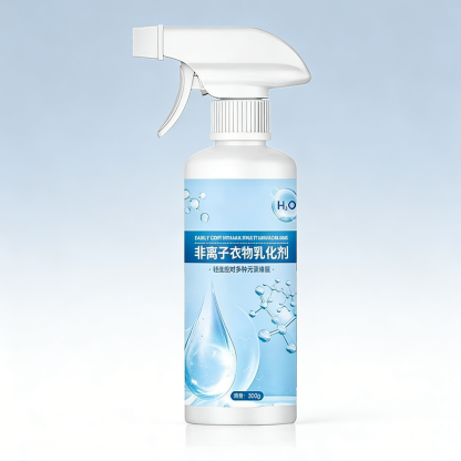 Multi-functional Nonionic Stain Remover | Strong Oil Emulsification & Gentle Cleaning for Clothes, Kitchen & Car