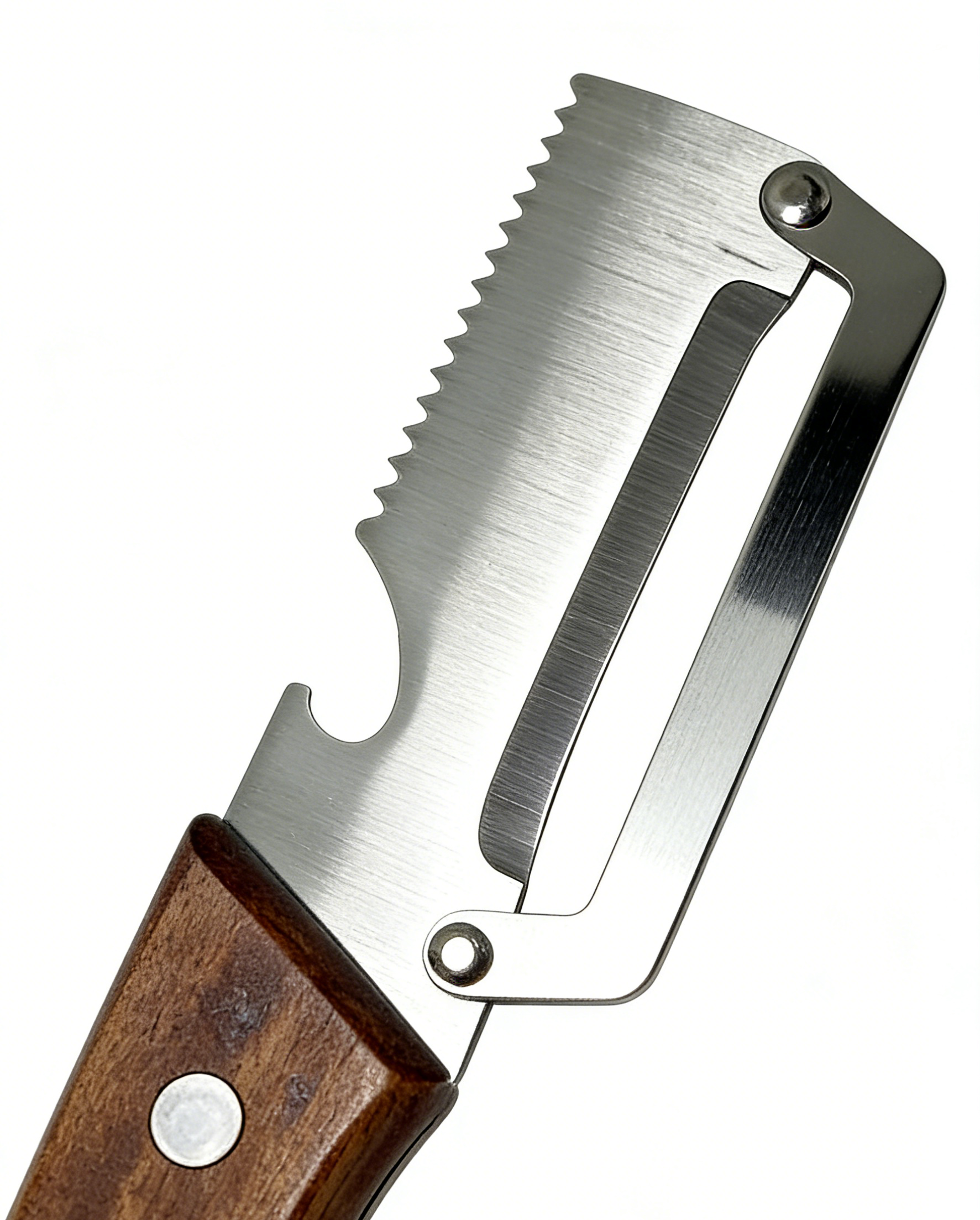 Heavy Duty Wide Food Peeler with Bottle Opener | Ultra Sharp Stainless Steel for Hard Skin Vegetables & Fruits