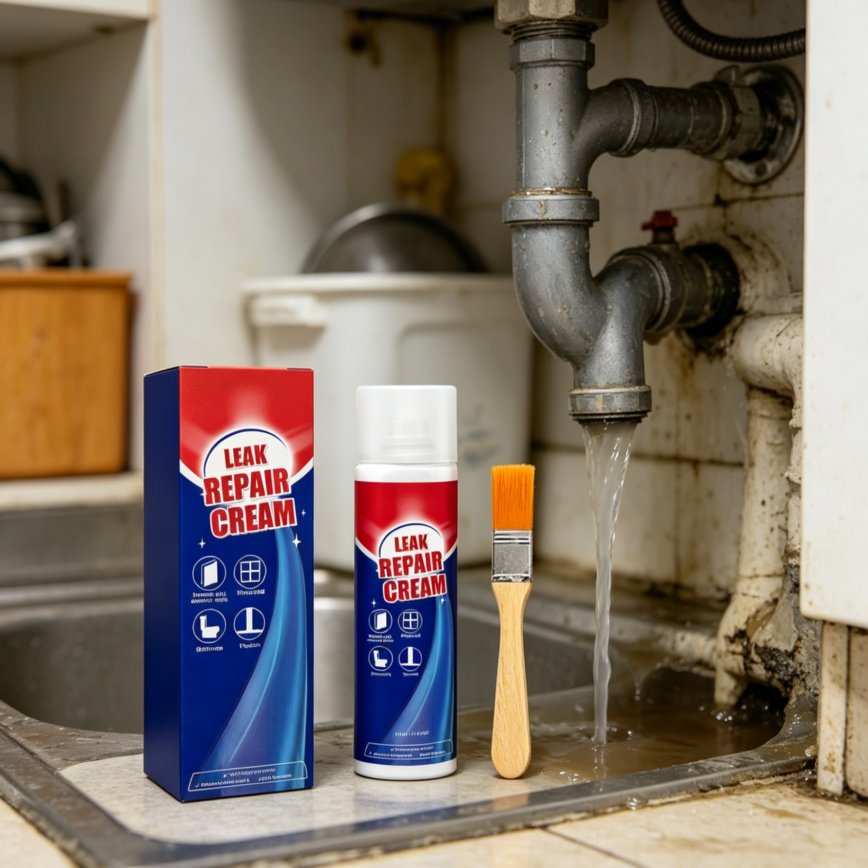 IPX6 Leak Repair Spray | German Nano-Sealing Technology | Waterproof Rubberized Coating for Roofs & Pipes | Permanent Quick Seal