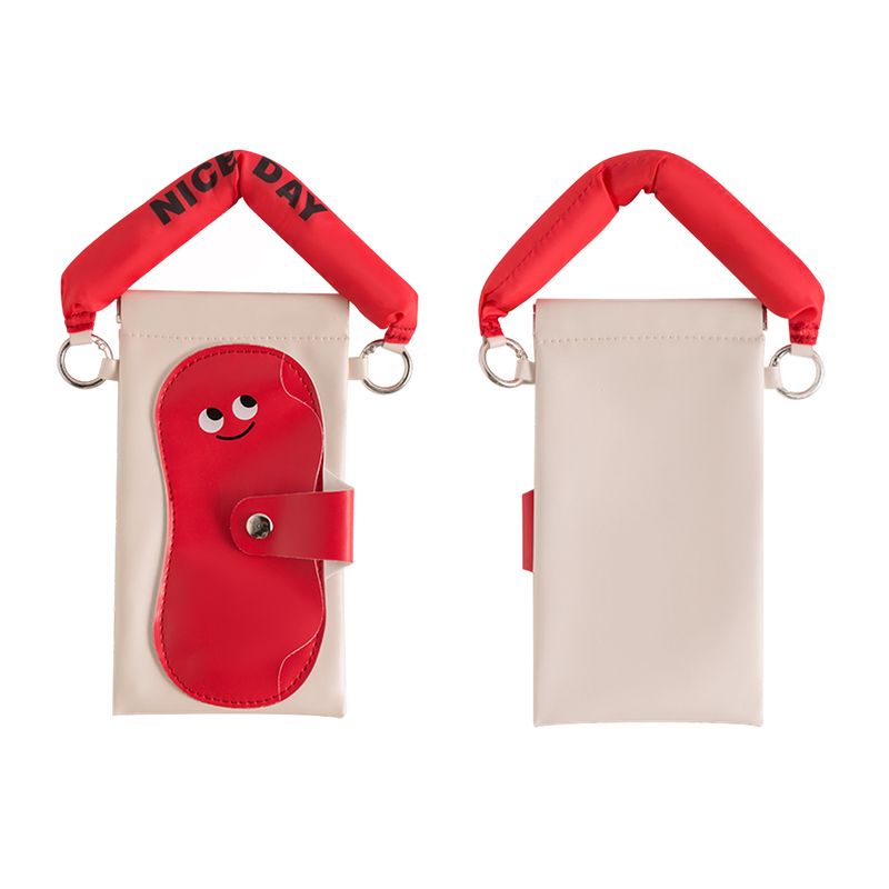 Portable mobile phone and sunglasses 2 in 1 pressure-proof storage bag