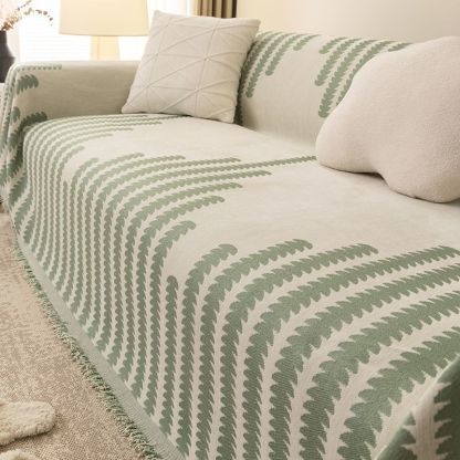 Premium Chenille Sofa Cover: Soft & Breathable Fabric, Anti-Scratch & Wear-Resistant Protector for All Sofa Types