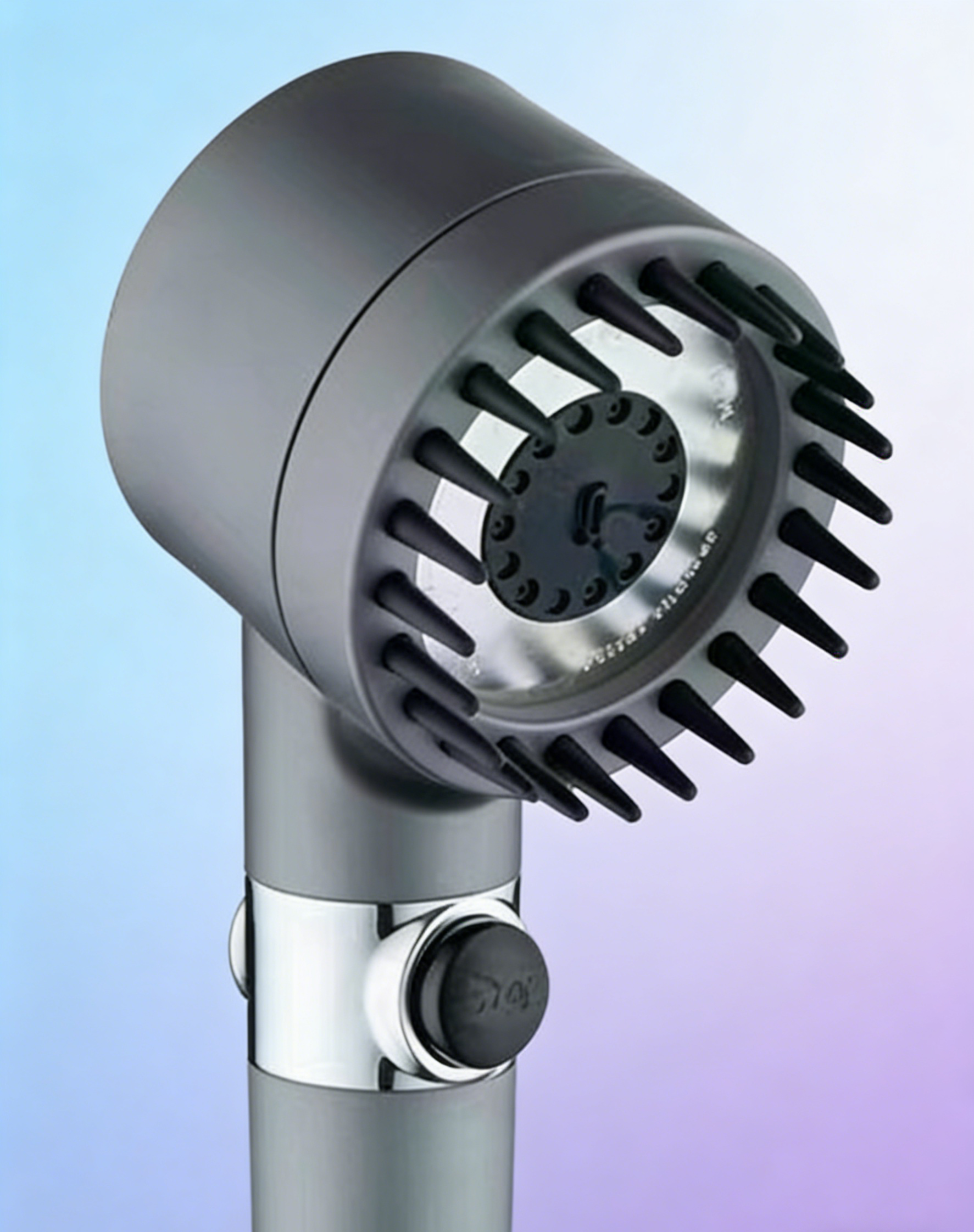 High Pressure Filtered Showerhead: 3-Stage Filtration for Hard Water, Boosts Water Pressure & Saves Water (Skin & Hair Care)