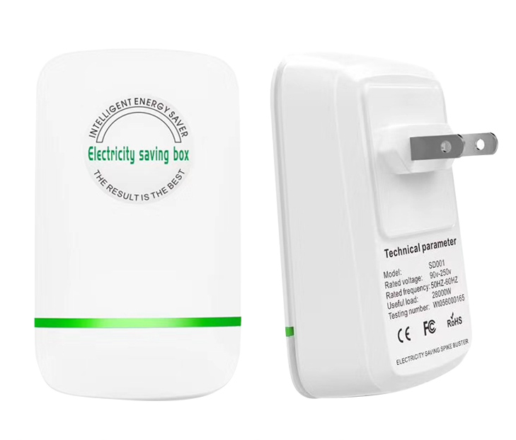 Alat Penjimat Elektrik Pintar: Peranti Penjimatan Tenaga Rumah - Kurangkan Bil Elektrik Hingga 40% (Plug & Save)