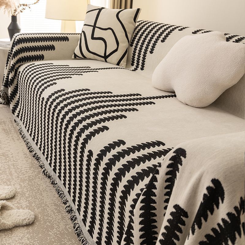 Premium Chenille Sofa Cover: Soft & Breathable Fabric, Anti-Scratch & Wear-Resistant Protector for All Sofa Types